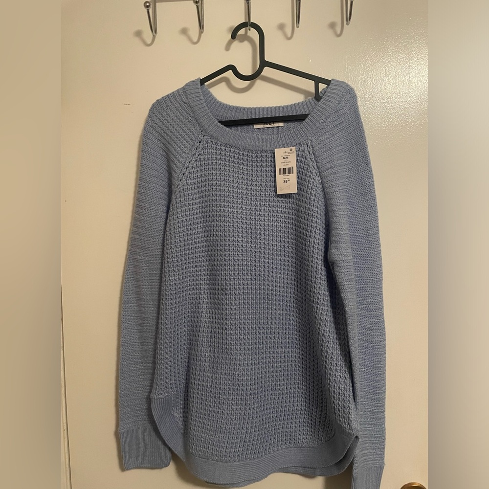 Suzy Shier Baby blue sweater Size M BNWT